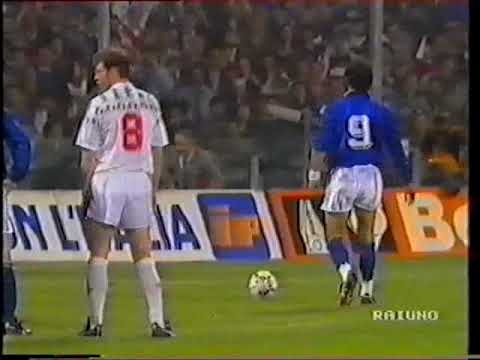 SALERNO 1 MAGGIO 1991 ITALIA UNGHERIA 3 1