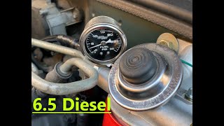 6.5 Diesel Gets a Fuel Pressure Guage