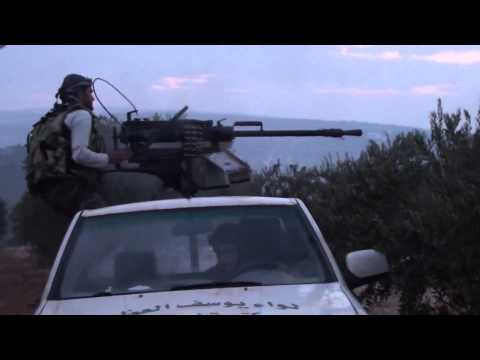 استهداف مقرات النظام برشاش 14.5 من قبل كتيبة ذو الفقار في ريف إدلب