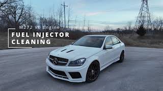 Mercedes M272 Fuel Injector DIY Cleaning Replacement Refurbish W204 C300 GLK350 E350