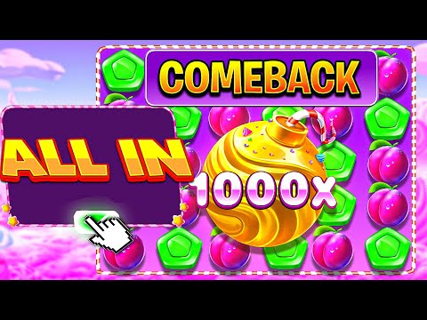 SWEET BONANZA 1000 ALL IN MADE COME BACK! (BIG WIN)