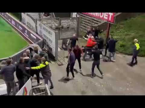 Telstar - ADO Den Haag 12.04.25 ADO Uitvak Supporters vechten Eerste Divisie Rellen 711 Stadion NL