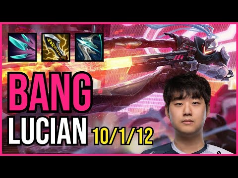 BANG - LUCIAN vs. EZREAL ADC | KR GRANDMASTER | PATCH 10.25
