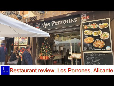 Los Porrones, Alicante restaurante review | Menu del dia | Alicante 2020 | places to eat in Alicante