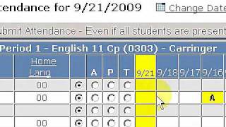 Aeries Student Information System - Attendance Features