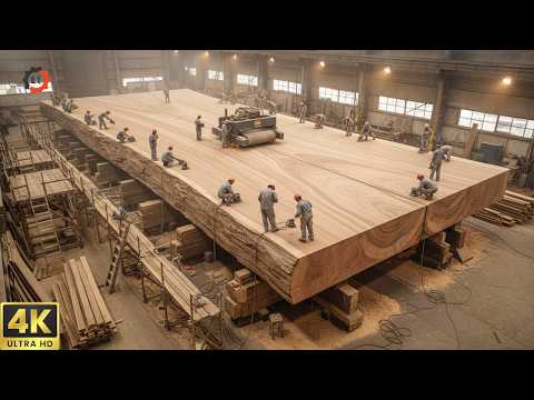 From Colossal Trees to Lumber  Large-Scale Wood Factory Operations