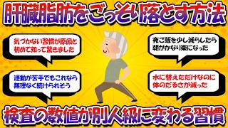 肝臓に溜まった脂肪、「脂肪肝」を落とす習慣【健康習慣の話】