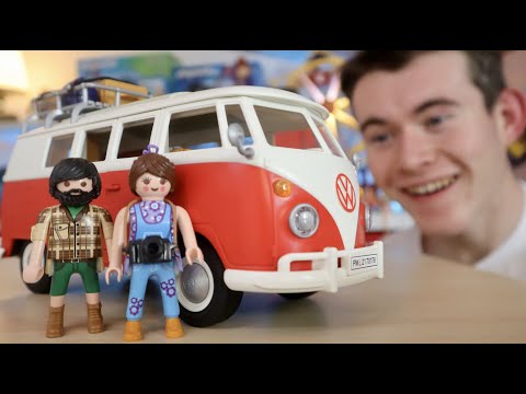 Playmobil VOLKSWAGEN combi T1 - playmobil camping car