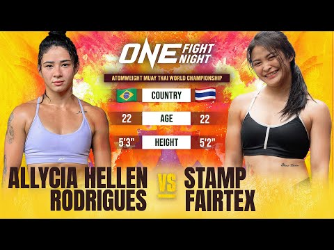 Unreal Muay Thai War 👊 Allycia Hellen Rodrigues vs. Stamp Fairtex