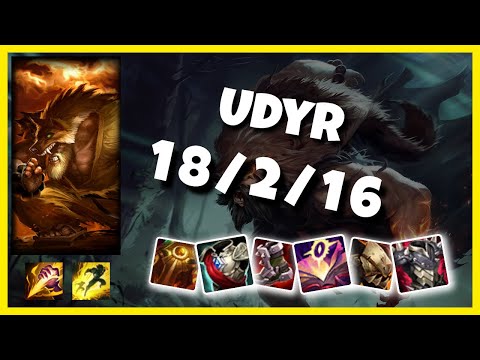 Udyr vs Lee Sin BR Challenger JUNGLE (18/2/16) - v10.24