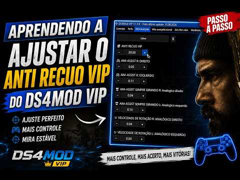 Aprenda a Ajustar o Anti Recuo do DS4Mod VIP