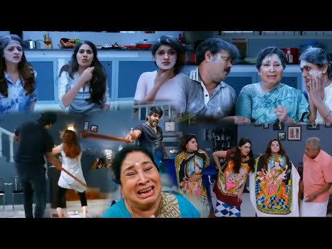 Raghava Lawrence Beating Kovai Sarala Non Stop Comedy Scene || Telugu Movie Scenes || Matinee Show