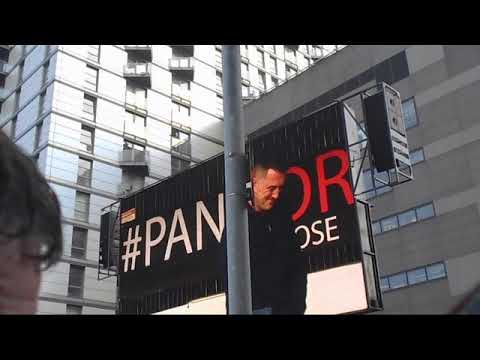 Tommy Robinson and UKIP Demo BBC Manchester