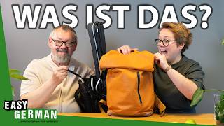 What’s in Our Backpacks? (Slow German Conversation)