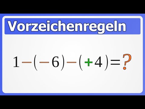 Sign rules - simplifying plus and minus