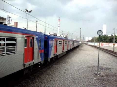 CPTM Linha 8 Diamante,Série 5500 dando entrada em Palmeiras Barra Funda.