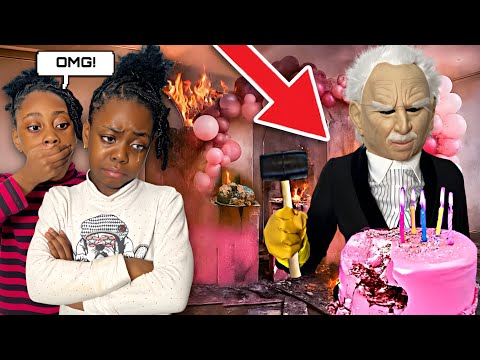 CRAZY OLD MAN RUINED My TWINS Birthday Surprise!