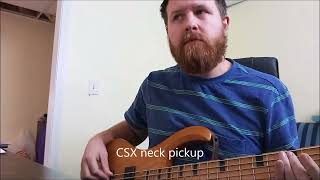 Video thumbnail for EMG 5 way neck pickup shootout! (J vs. DC vs. CSX vs. P{5} vs. PA5X) by Clay Matthews