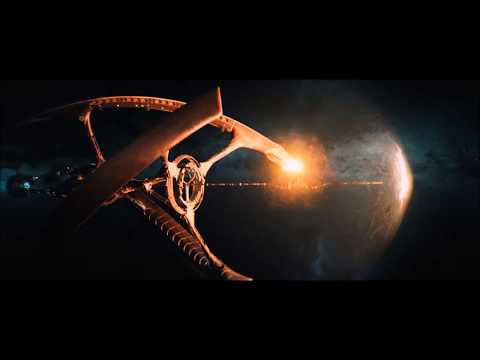 Passengers (2016) - Avalon going through asteroid field