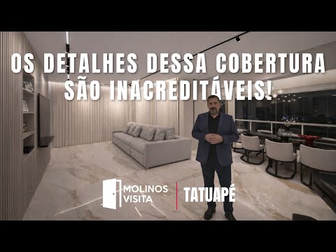 Penthouse worth R$5,200,000: One of the best decorations we've presented! | MC2771 | Molinos Visit