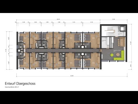 Perspektivischer Grundriss in ALLPLAN