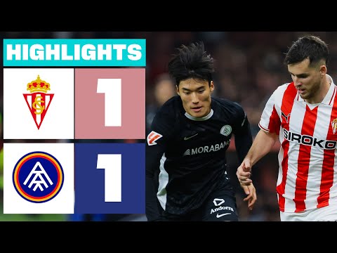 REAL SPORTING 1 - 1 FC ANDORRA | RESUMEN LALIGA HYPERMOTION