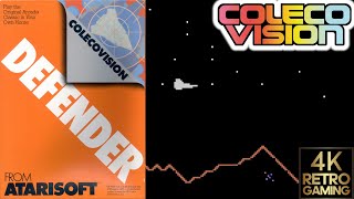 Defender Colecovision 4k Gameplay