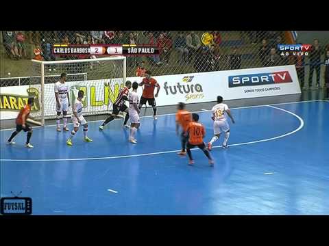 Golaço! Jogada ensaiada do Carlos Barbosa Futsal