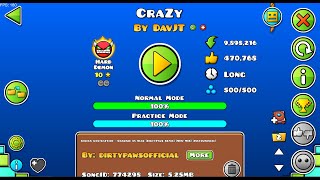 CraZy 100% (First demon on Sayodevice)
