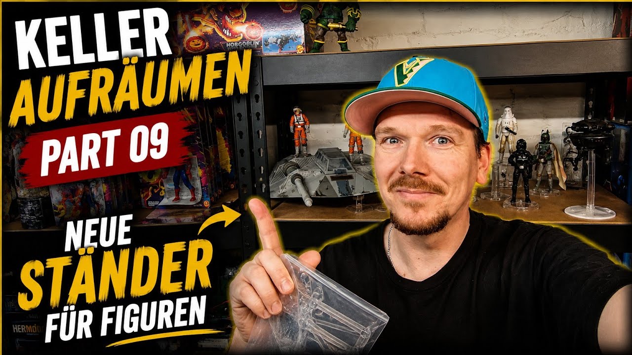 Marvel & Star Wars Figuren mit Ständer - Actionfiguren Sammlung im Keller | Part 09