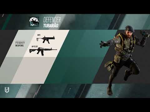 Rainbow Six Siege Y8S4 - Tubarao - New Defender Operator Gameplay and Concept Art