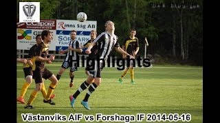 preview picture of video 'Highlights Västanviks AIF vs Forshaga IF 2014-05-16'