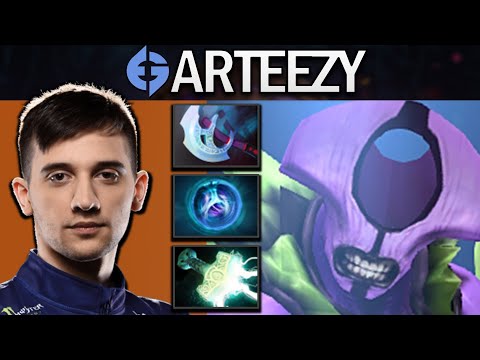 Faceless Void Dota 2 Gameplay : EG.Arteezy with 0 Death and Mjolnir #dota #dota2