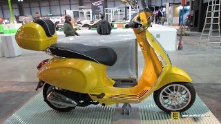 2015 Vespa Sprint - Walkaround - 2014 EICMA Milan Motorcycle Exhibition