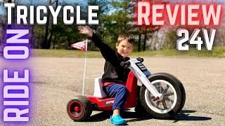 Ride On Tricycle 24V - Review with Anthony 3yrs Old.