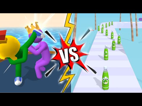 Giant Rush Vs Juice Run All Levels Gameplay Android iOS Walkthrough 3DG64
