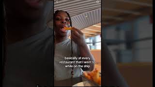 Everything I Ate On Mg Cruise. #cruise #cruisefood #cruiseship #mukbang #food #foodie #foodvideos