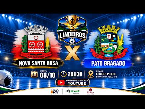 AO VIVO | Nova Santa Rosa x Pato Bragado | Troféu Lindeiros de Futsal 2026