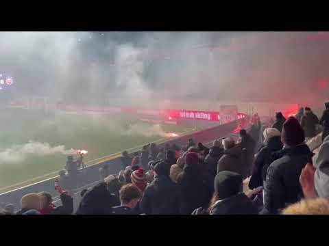 Austria Wien vs Rapid Wien Tumulte 