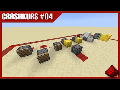 Redstone Crashkurs #04: Piston, Sticky Piston - Alle Funktionen erklärt!