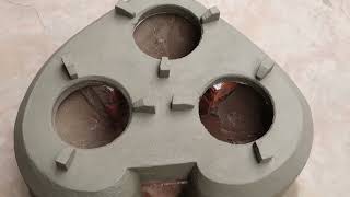 Smoke Free Wood Stove Build from Cement & Brick!
