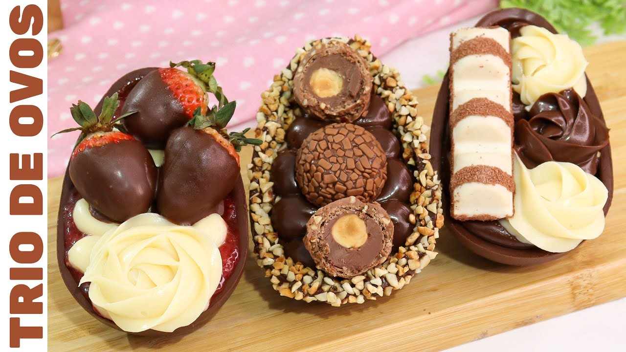 O TRIO DE OVOS DE PÁSCOA MAIS INCRÍVEL QUE VOCÊ JÁ VIU!