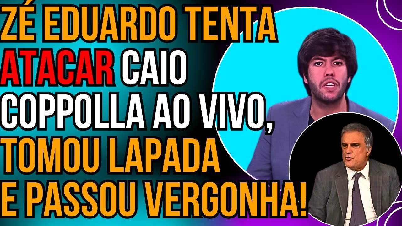 Caio Coppolla humilhou Zé Eduardo AO VIVO na CNN!