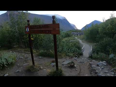 Framme vid Kebnekaise fjällstation efter 7 timmars vandring 🥰