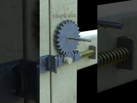 Secret Automatic Gate Lock, latch