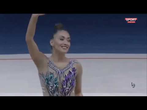 Natalia Garcia Ribbon AA Qualifications World Cup Tashkent 2021