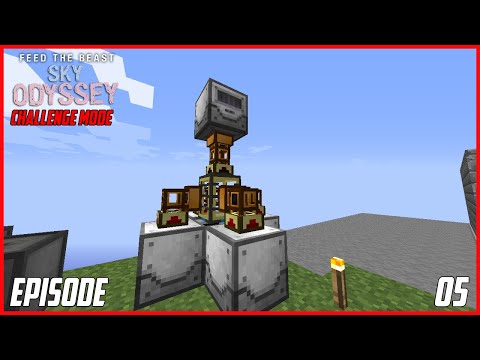 FTB Sky Odyssey Challenge Mode Ep5 - Latex Processing Modded Minecraft 1 12 2