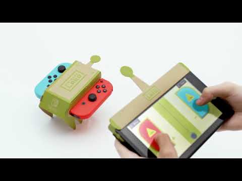 Nintendo Labo First Trailer - Cardboard Toy-Cons For Nintendo Switch