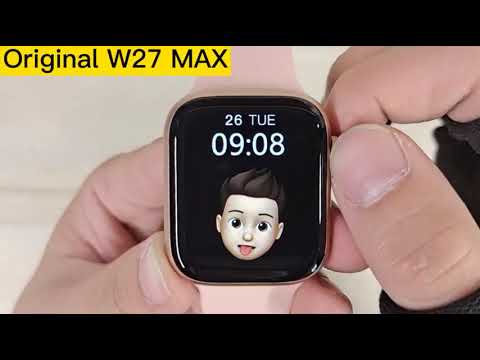 Original iwo W27 MAX Smart Watch 1.9 inch 45MM NFC Siri Series 7 ECG Bluetooth Call IP68 Waterproof