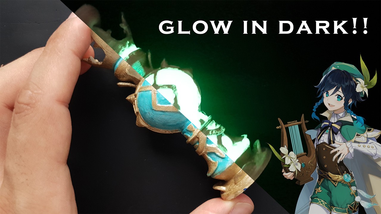 Genshin Impact -- Anemo Gnosis -- 3D Printable -- Print-In-Place 3D Print Model